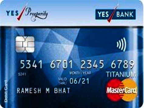 nfc debit card yes bank|yes bank credit card requirements.